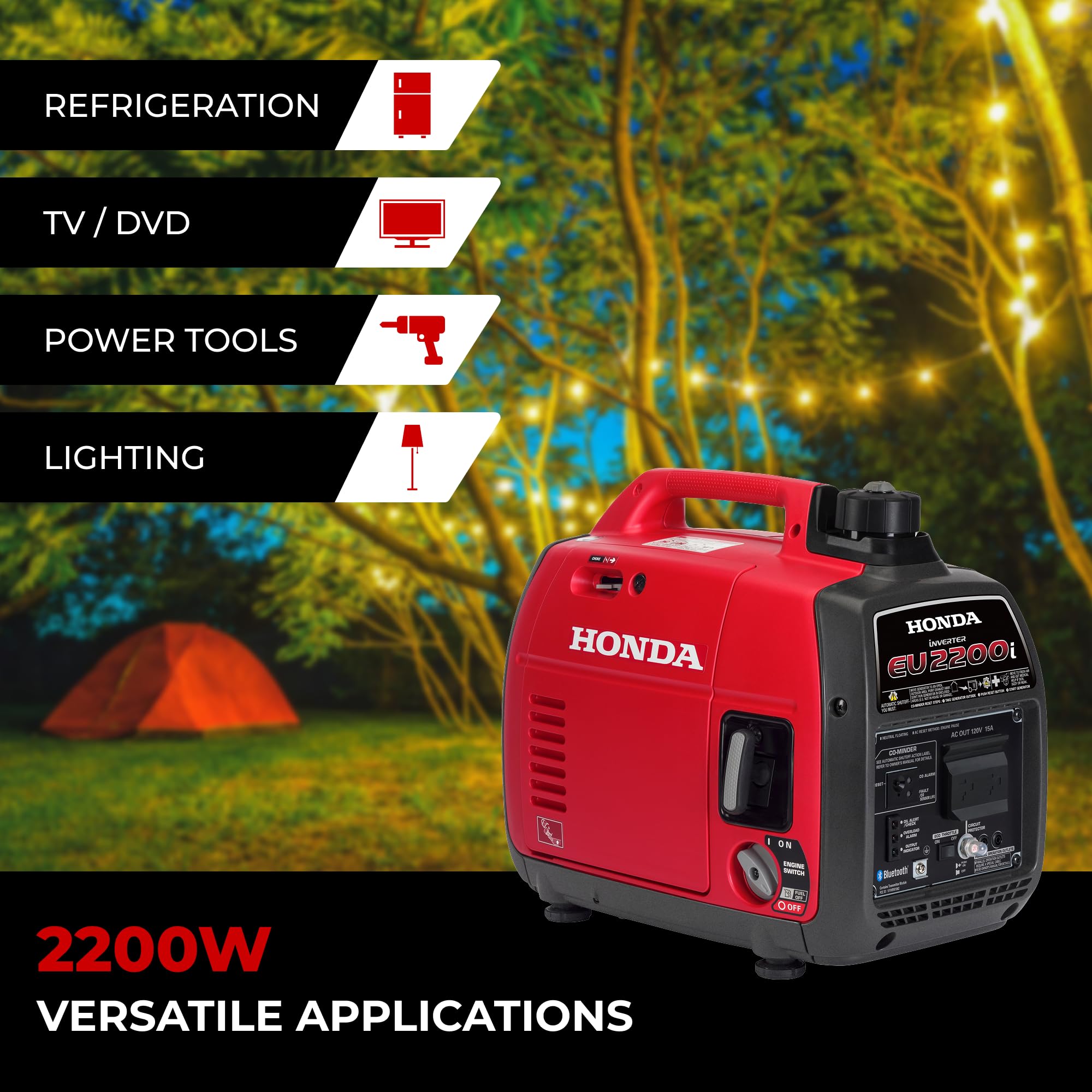 Amazon | Honda EU2200i 2200ワット インバーター発電機、超静音120V Amazon | Honda EU2200i 2200ワット インバーター発電機、超静音120V